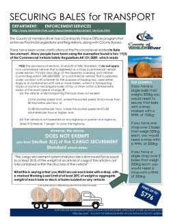 Info Sheet here - County of Vermilion River