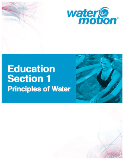 AQUA 101: Principles of Water