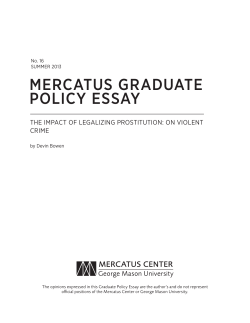 The Impact of Legal Prostitution On Violent Crime