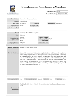 National Inventory of the Cultural Property of the Maltese Islands