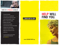 HELP WILL FIND YOU. - 1-800