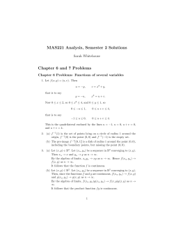 Solutions to Chapter 6 and 7 Problems