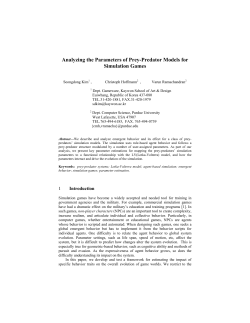 Analyzing the Parameters of Prey-Predator Models for Simulation