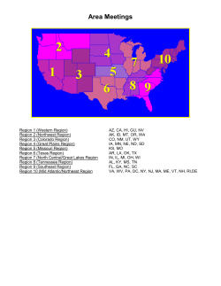 Area Meetings - Tarkio College Alumni Association
