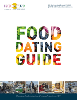 Food Dating Guide - foodbankforwestchester.org