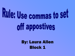 An appositive phrase