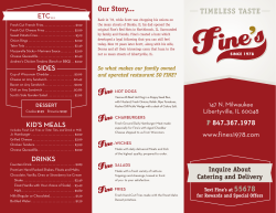 Fine`s MENU