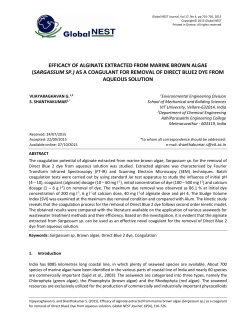 EFFICACY OF ALGINATE EXTRACTED FROM MARINE BROWN
