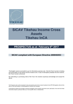 InCA Prospectus