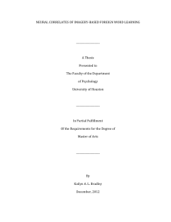 NEURAL`CORRELATES`OF`IMAGERY1BASED`FOREIGN`WORD