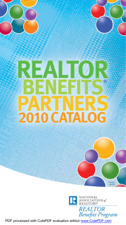 REALTOR Benefits&reg; Program