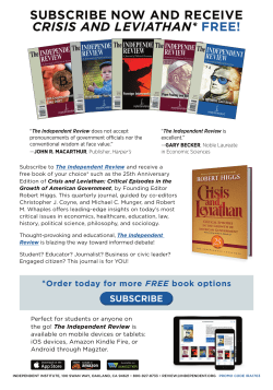 know nothing - Independent Institute