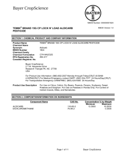 TEMIK&reg; BRAND 15G CP LOCK N` LOAD ALDICARB PESTICIDE