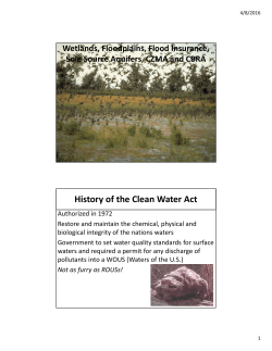 HUD Environmental Training: Wetlands