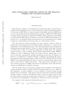 Wild Character Varieties, points on the Riemann sphere and