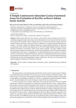 A Simple Luminescent Adenylate-Cyclase Functional Assay for