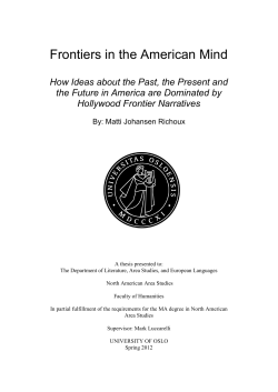 Frontiers in the American Mind - DUO