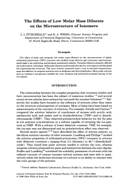 The effects of low molar mass diluents on the microstructure of
