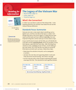 The Legacy of the Vietnam War