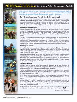 2010 Amish Series - Amish Country News