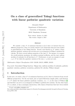 On a class of generalized Takagi functions with linear pathwise