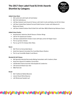 Finalists - thegrocerownlabel.co.uk