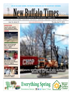 April 17 - New Buffalo Blog
