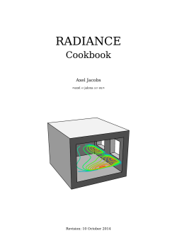 Radiance Cookbook