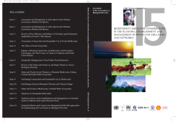biodiversity issues for consideration in the planning