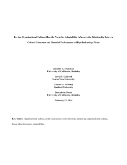 Parsing Organizational Culture