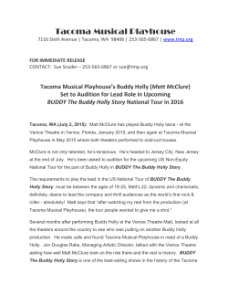 Sue Snyder - Tacoma Musical Playhouse