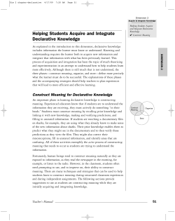 Dimensions of Learning Trainer`s Manual, 2nd ed.
