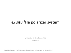 Xemed`s Zeppelin 3He polarizer