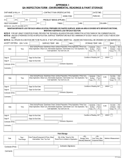 appendix 1 qa inspection form
