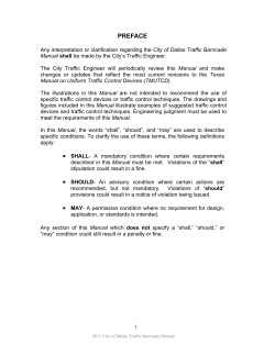 PREFACE - City of Dallas