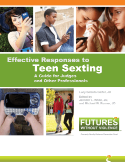 Effective Responses to Teen Sexting