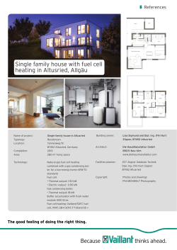 Single family house with fuel cell heating in Altusried, Allg&auml;u
