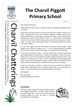 Newsletter 67 - The Piggott School