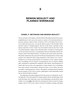 benign neglect and planned shrinkage