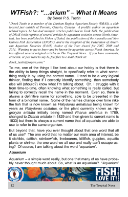 “…arium” – What It Means