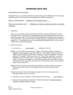 Doctrine of Church