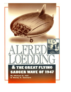 Alfred C. Loedding and the Great Flying Saucer Wave of 1947