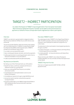 target2 – indirect participation
