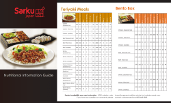 Teriyaki Meals Bento Box