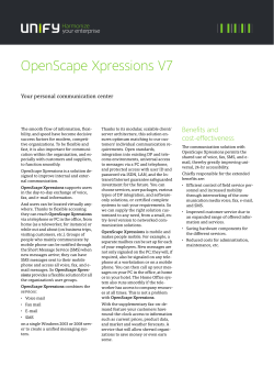 OpenScape Xpressions