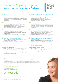 Selling a Property in Spain A Guide for Overseas Sellers