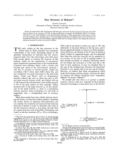 Fine Structure of Helium