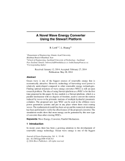 A Novel Wave Energy Converter Using the Stewart Platform