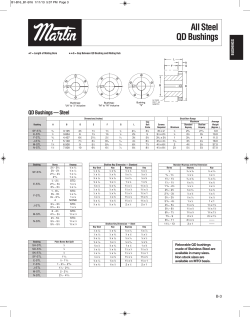 All Steel QD Bushings