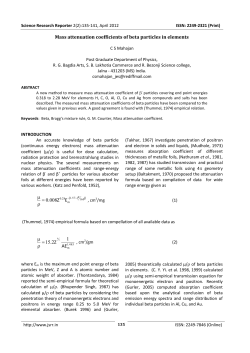 Mass attenuation coefficients of beta particles in elements